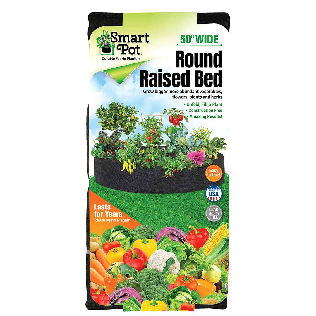 Smart Pot Round Raised Bed | Fabric Raised Garden Bed | 24", 36" & 50"