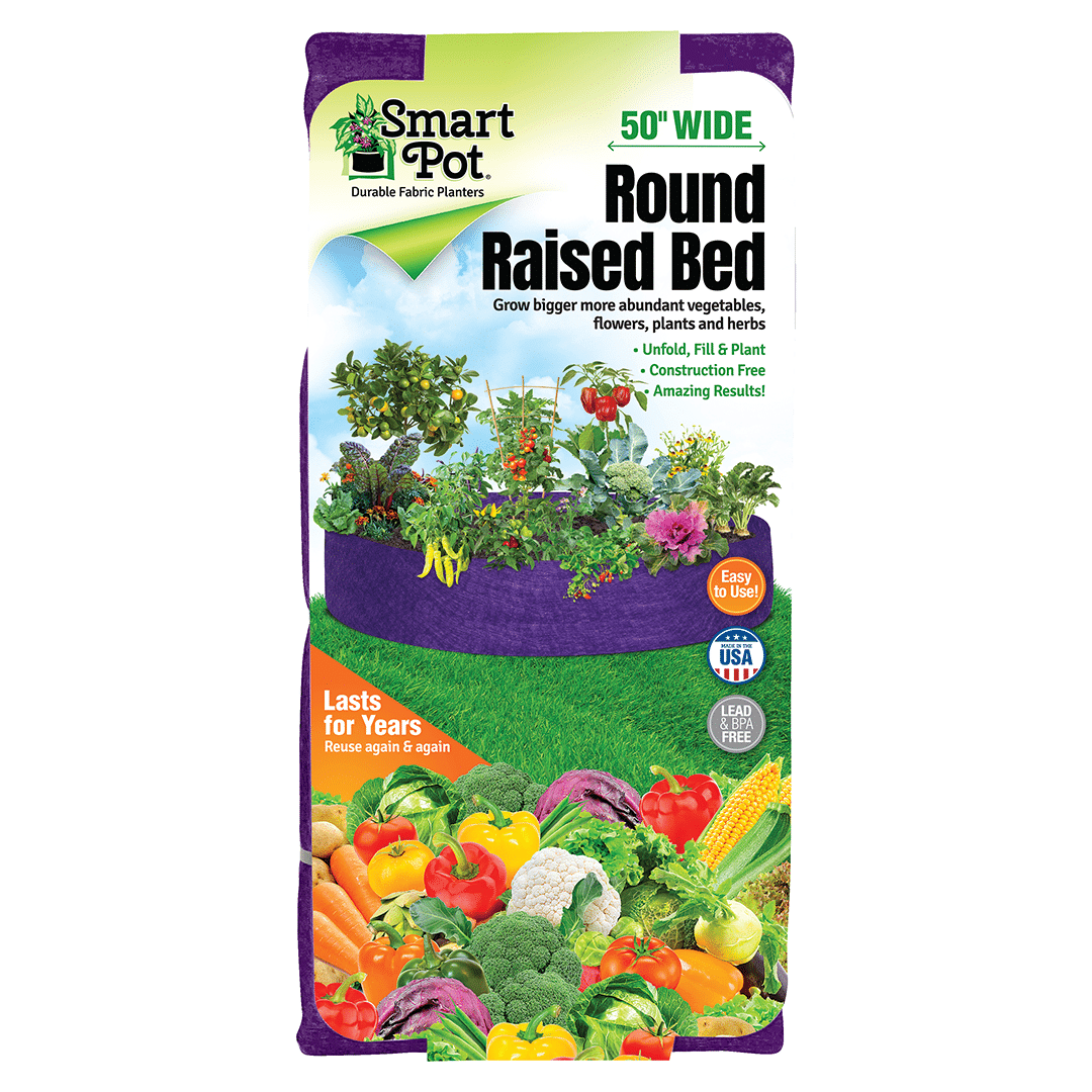 Smart Pot Round Raised Bed | Fabric Raised Garden Bed | 24", 36" & 50"