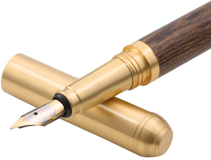 The Hemmingway | Handmade Wood & Brass Fountain Pen | WoodFountainPens