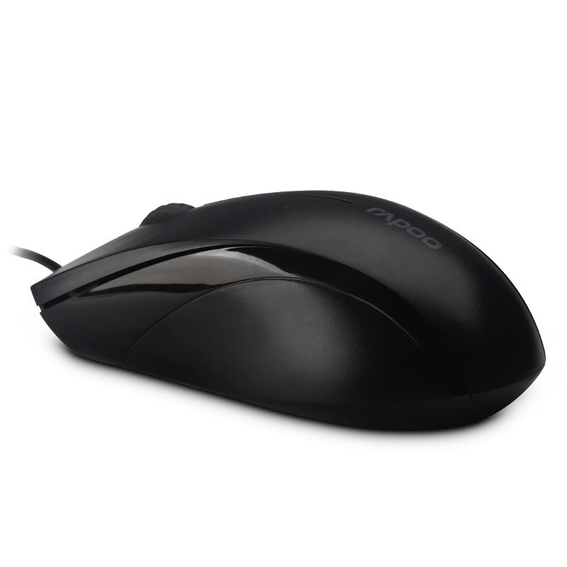 Ergonomic Wired USB Optical Mouse | 1000 DPI Desktop Mouse for Office & Home