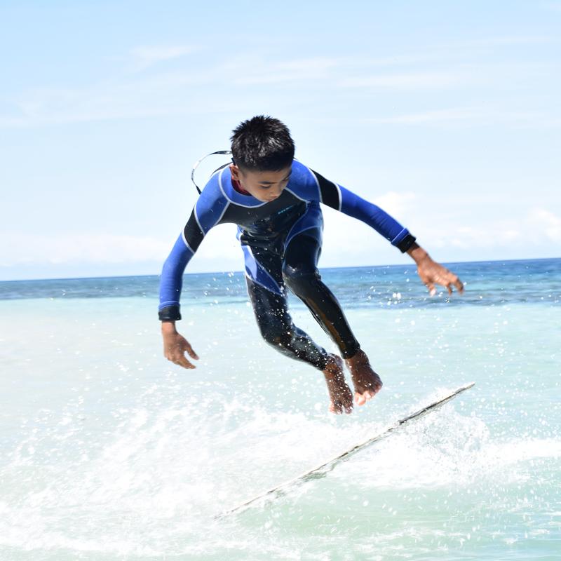 Kids Neoprene Wetsuit – Flexible & Warm Full Suit for Swimming & Surfing