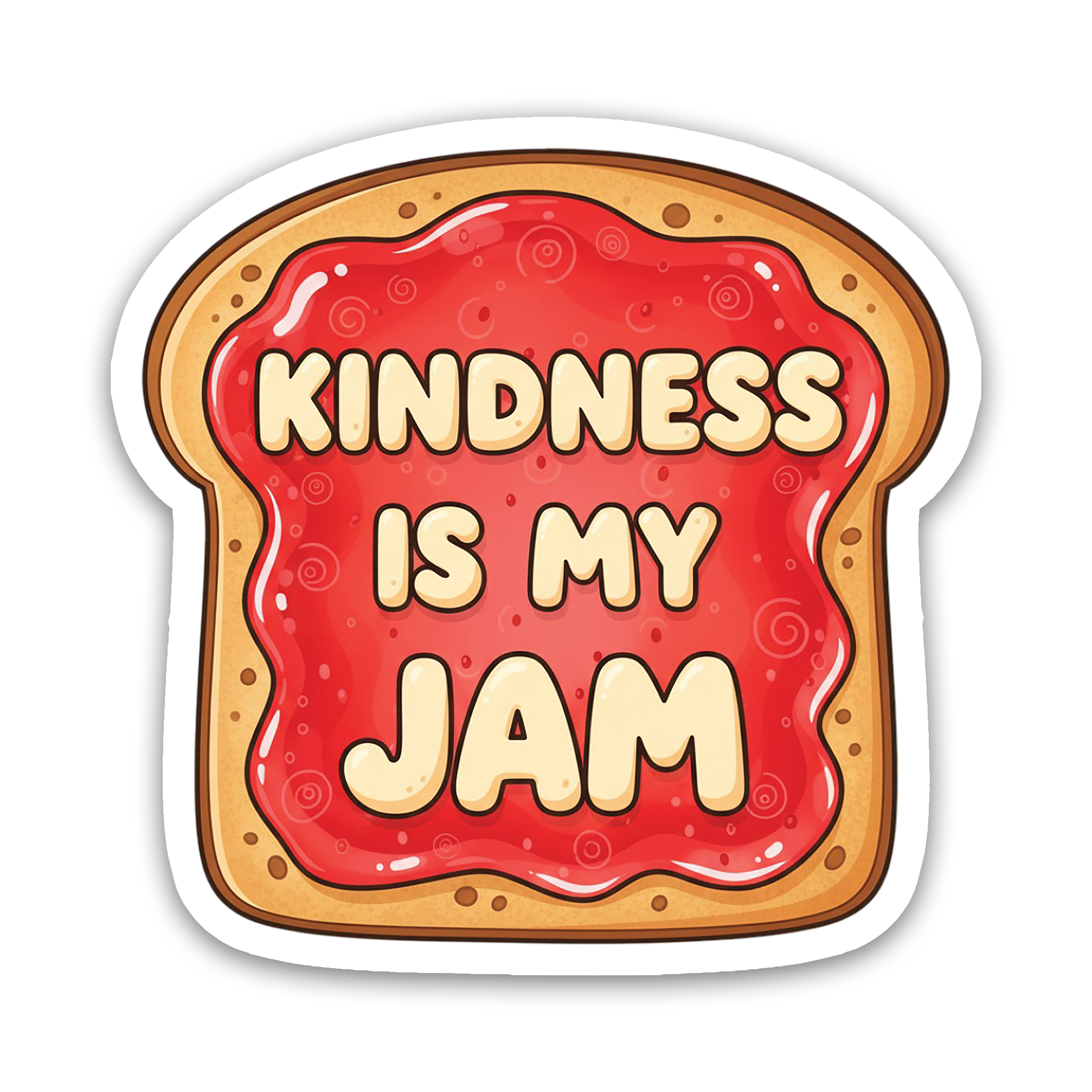 Kindness Is My Jam Sticker | Cute Vinyl Decal