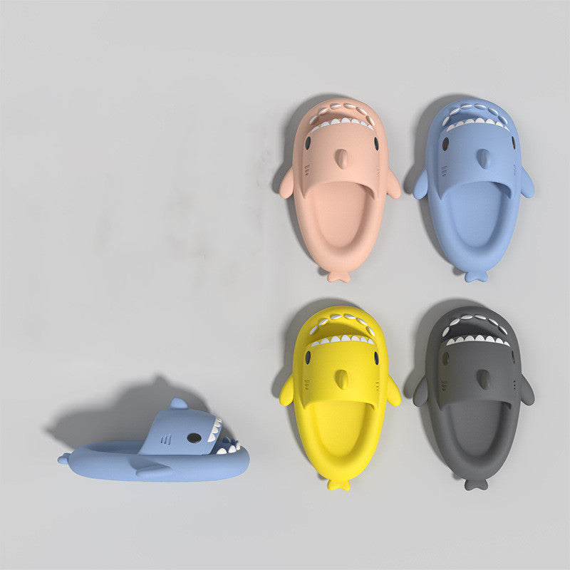 Kids Shark Slide Sandals | Lightweight Non-Slip Beach & Pool Slippers