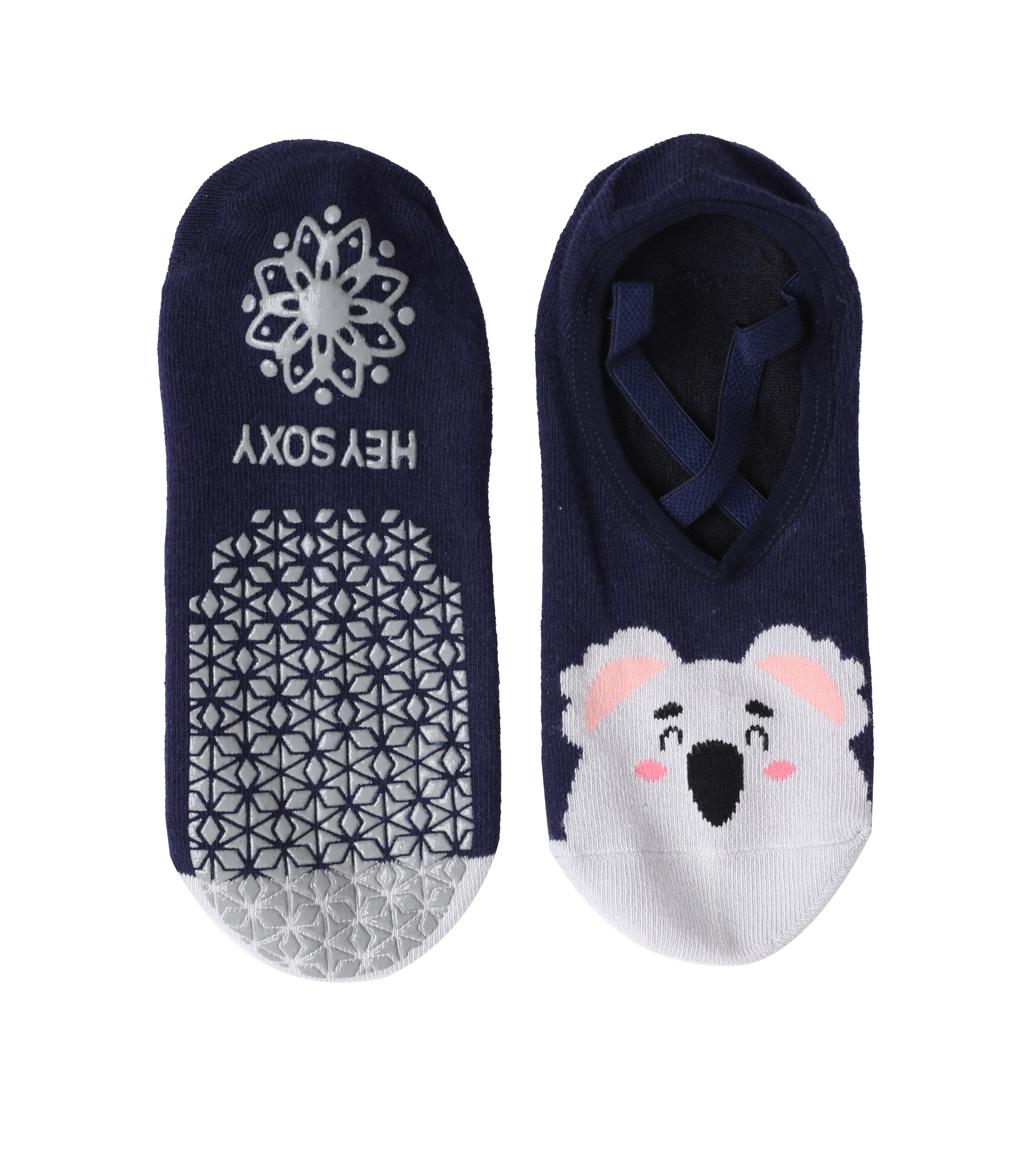 Rutschfeste Yoga- & Grip-Socken – Zehenfreies Anti-Rutsch-Design