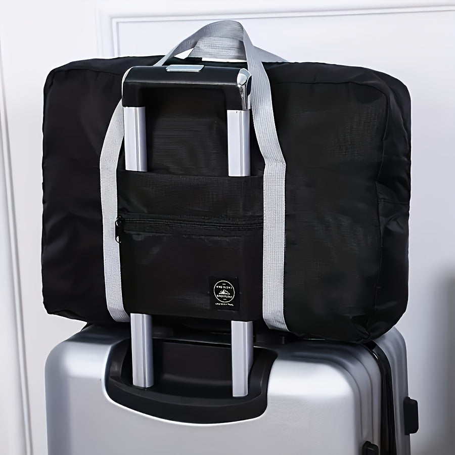 Large Foldable Duffel Bag – Nylon Oxford, Gym, Travel & Weekend