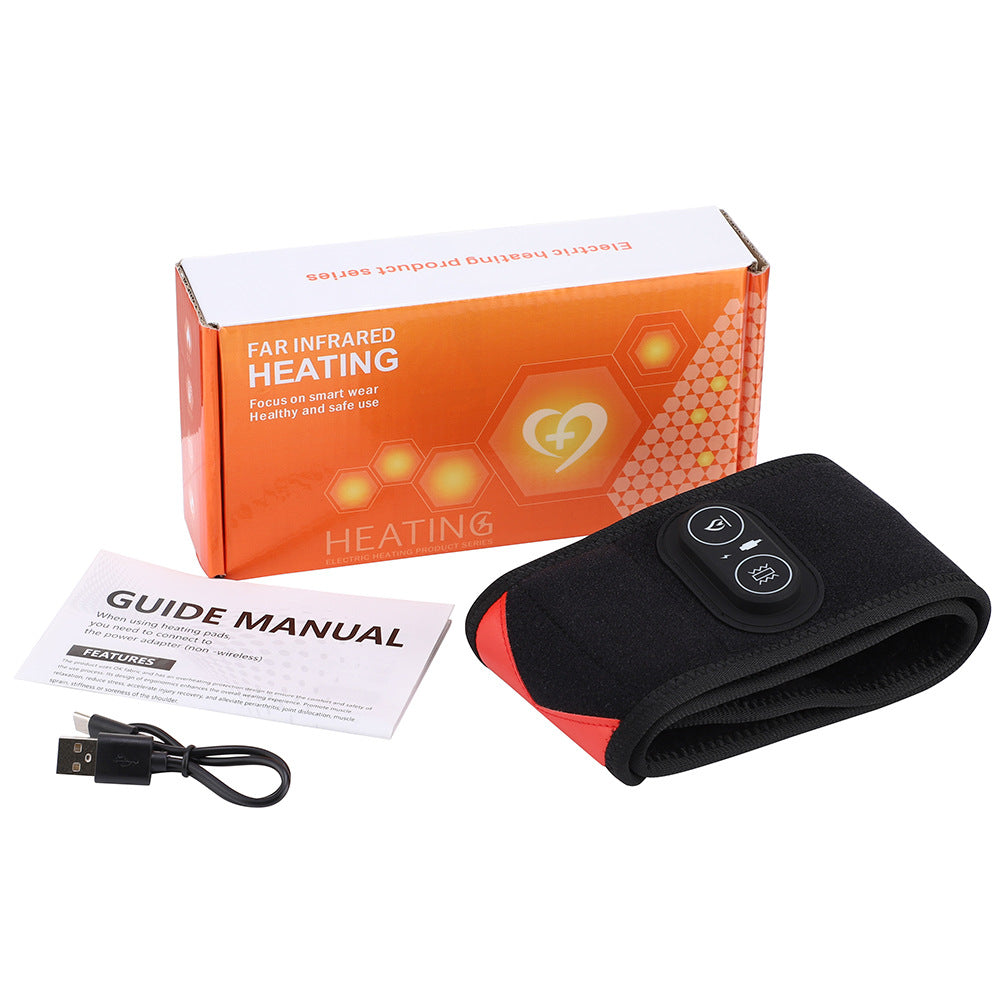 Tri-Action Wrist Recovery System – Red Light Therapy, Heat & Vibration Massage Wrap