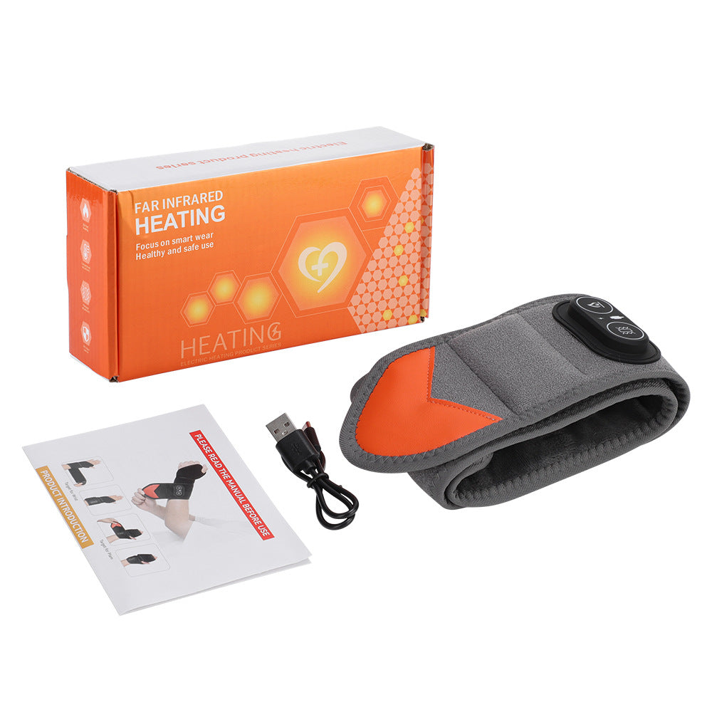 Tri-Action Wrist Recovery System – Red Light Therapy, Heat & Vibration Massage Wrap