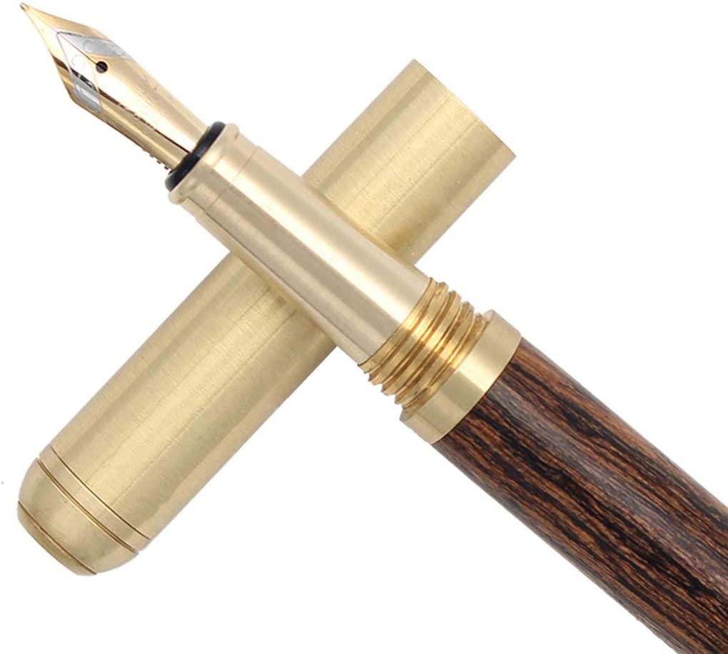 The Hemmingway | Handmade Wood & Brass Fountain Pen | WoodFountainPens