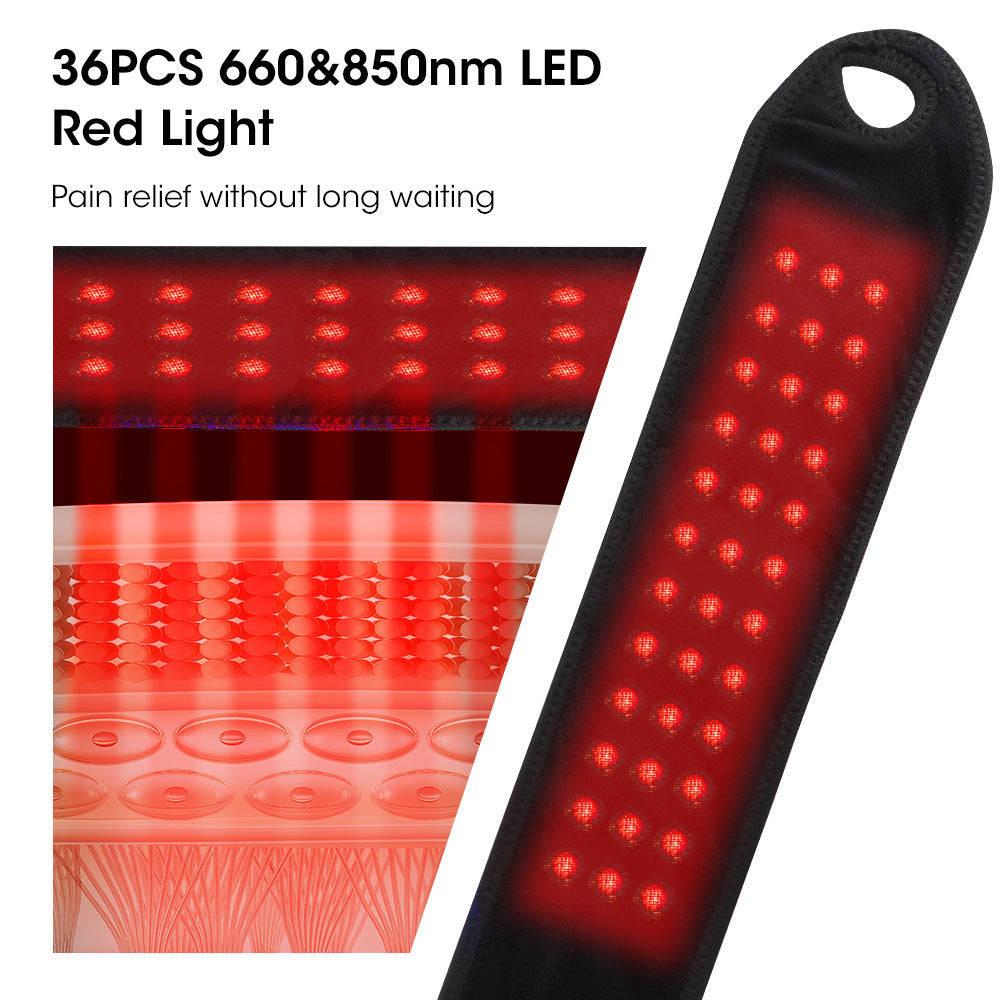 Tri-Action Wrist Recovery System – Red Light Therapy, Heat & Vibration Massage Wrap