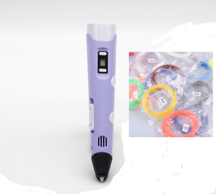 3D Printing Pen for Kids — 2nd Generation Graffiti Art Pen with PLA Filament