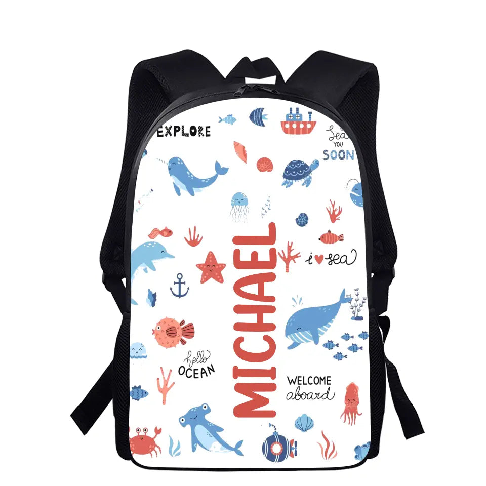 Custom Personalized Kids Backpack Set – Backpack, Lunch Bag & Pencil Case