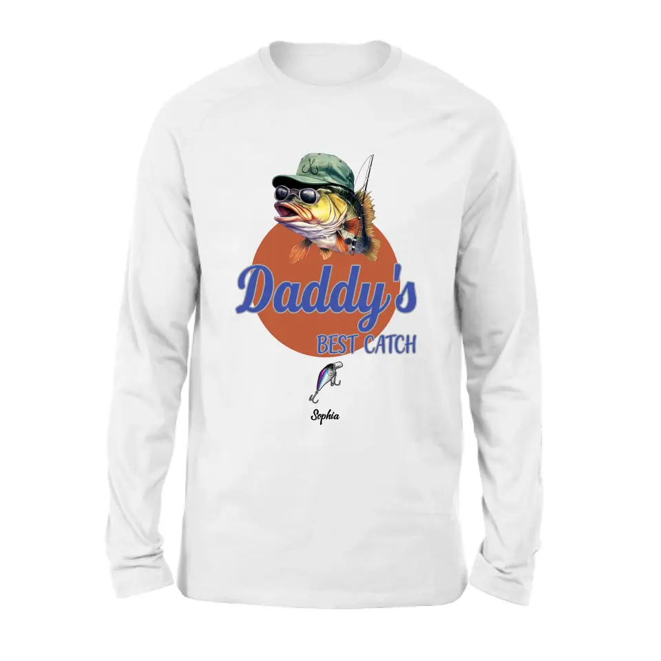 Daddy's Best Catch Fishing Lure T-Shirt – Unisex Gift for Fishing Lovers
