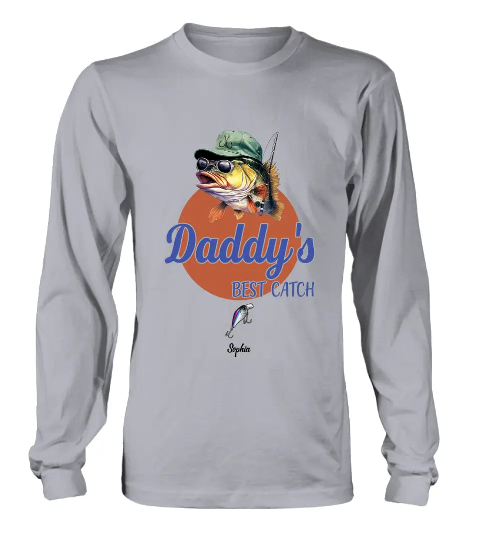 Daddy's Best Catch Fishing Lure T-Shirt – Unisex Gift for Fishing Lovers