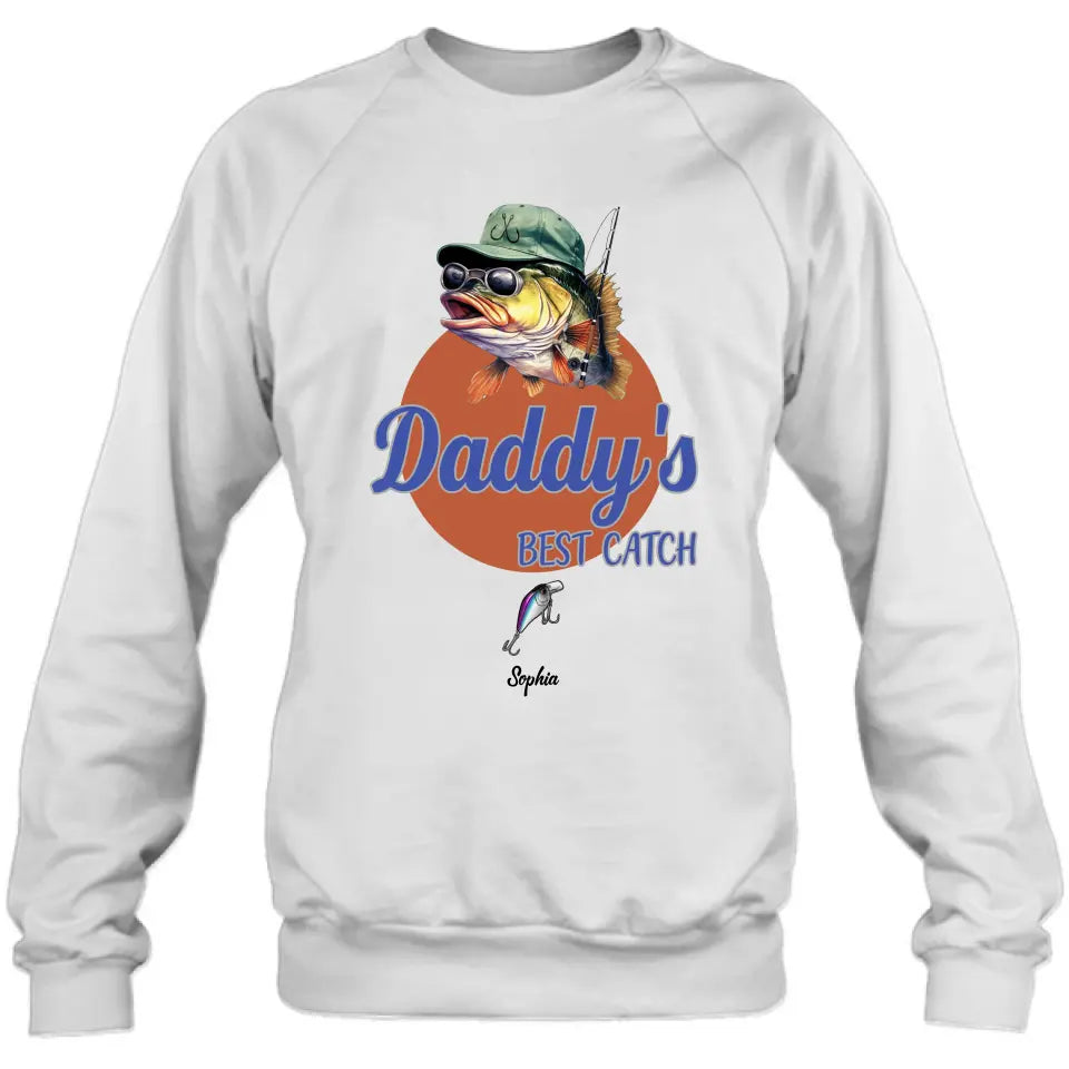 Daddy's Best Catch Fishing Lure T-Shirt – Unisex Gift for Fishing Lovers
