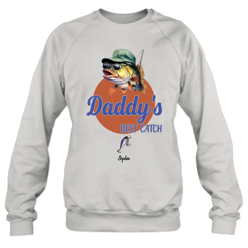 Daddy's Best Catch Fishing Lure T-Shirt – Unisex Gift for Fishing Lovers