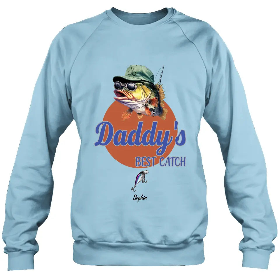 Daddy's Best Catch Fishing Lure T-Shirt – Unisex Gift for Fishing Lovers