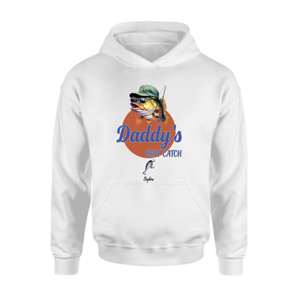 Daddy's Best Catch Fishing Lure T-Shirt – Unisex Gift for Fishing Lovers