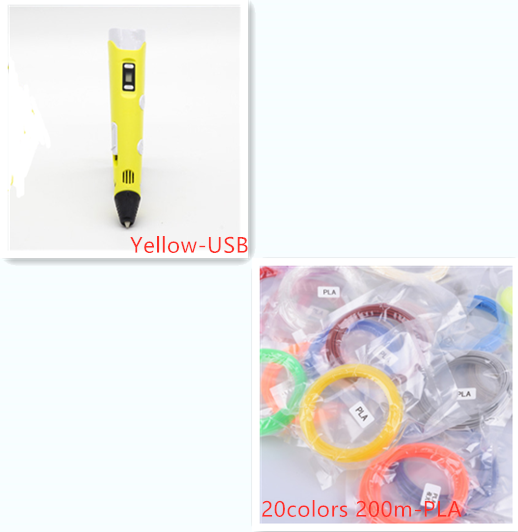 3D Printing Pen for Kids — 2nd Generation Graffiti Art Pen with PLA Filament