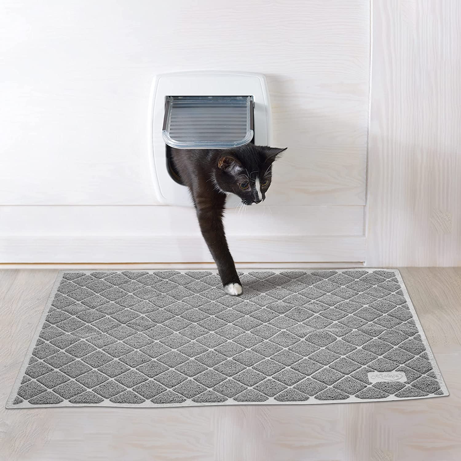 Niubya Large Cat Litter Mat | Waterproof, Non-Slip, Dual-Layer Trapping