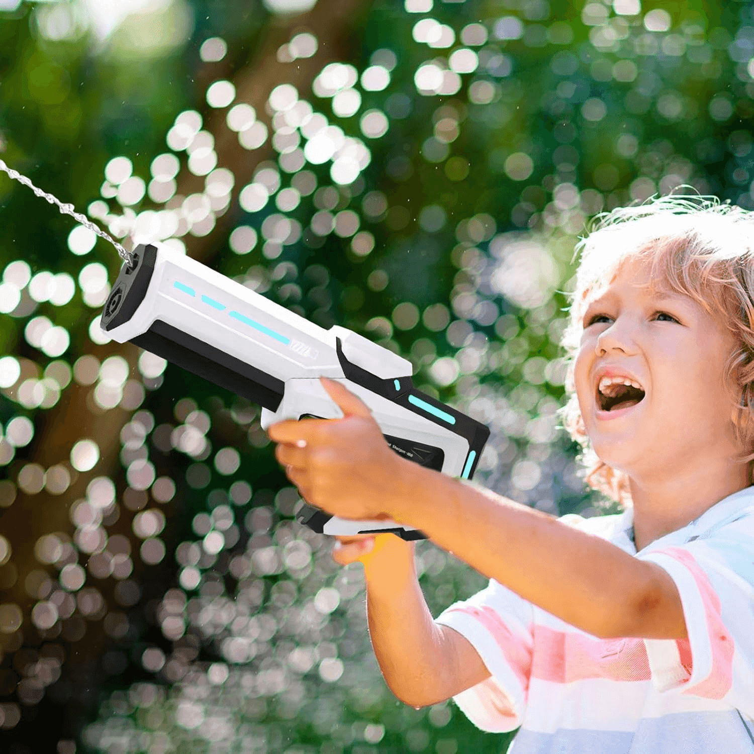 Electric Rechargeable Water Gun – High-Pressure Auto-Suction Blaster for Kids & Adults