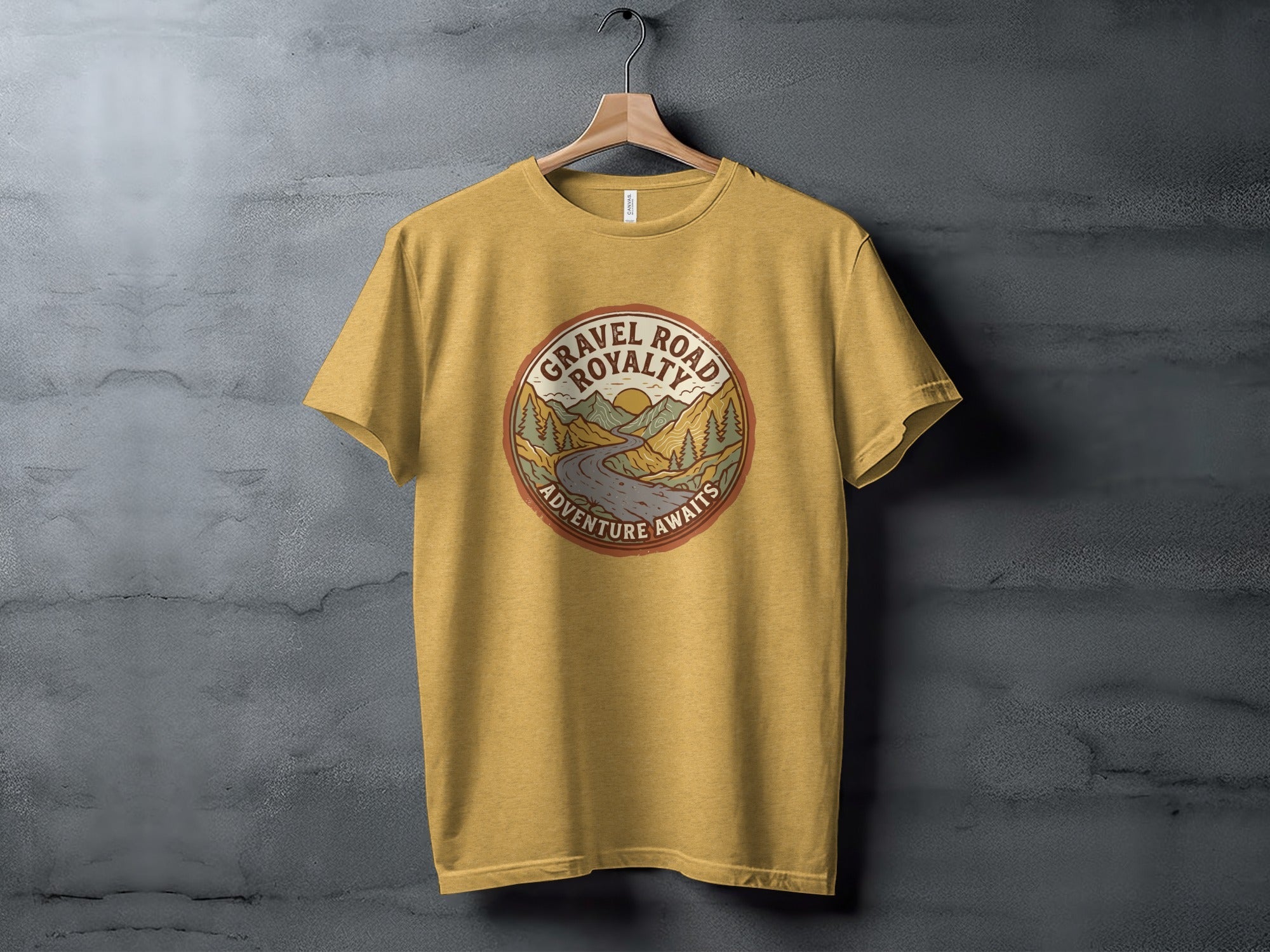 Gravel Road Royalty – Vintage Adventure Graphic T-Shirt
