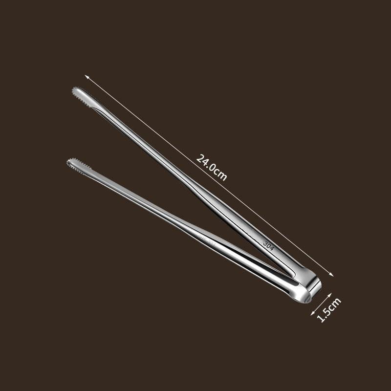 Stainless Steel Food Tongs with Silicone Handle – BBQ, Grill & Kitchen