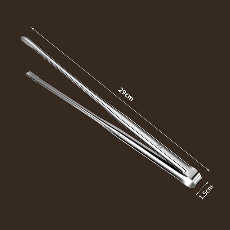 Stainless Steel Food Tongs with Silicone Handle – BBQ, Grill & Kitchen