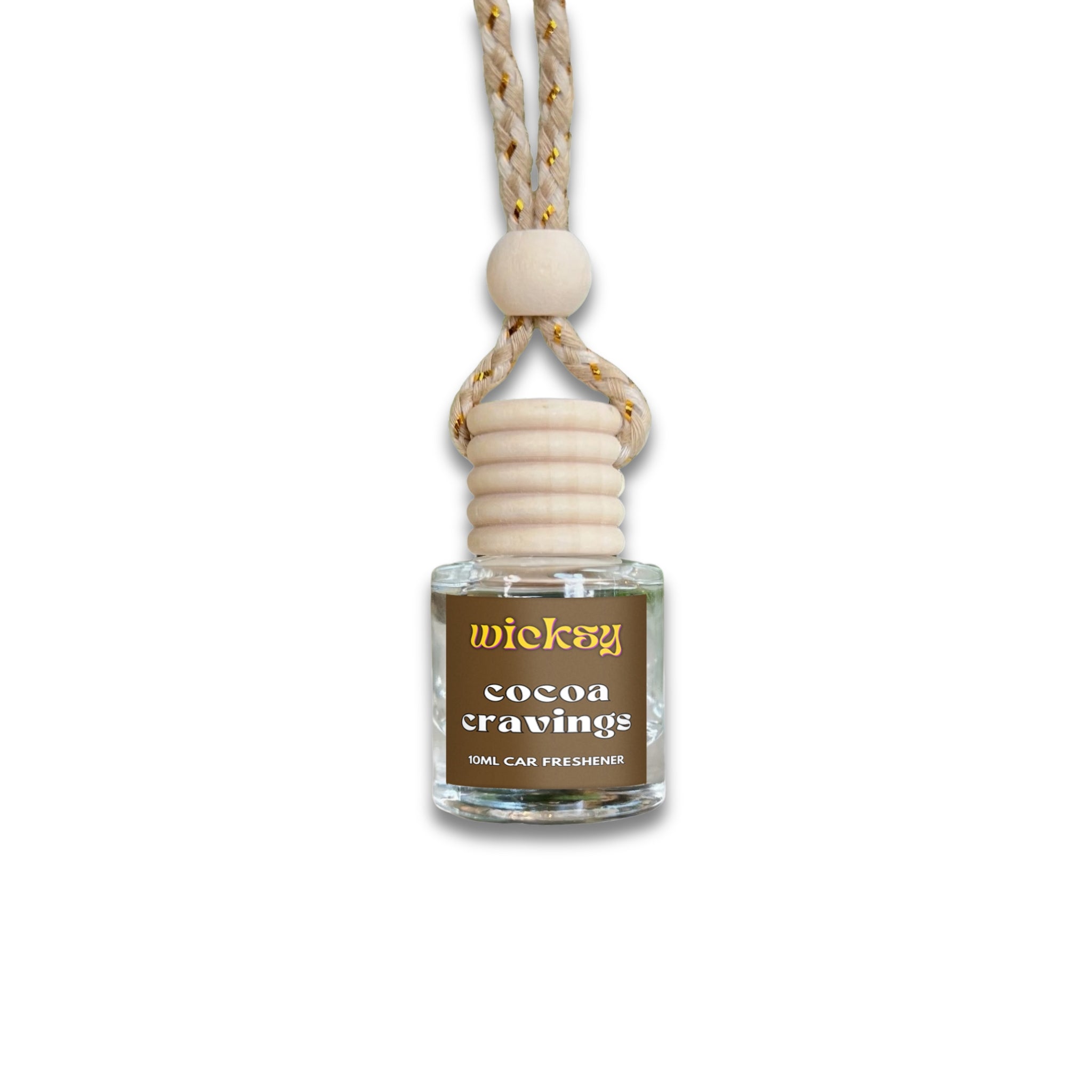 Wicksy 10ml Car Freshener | 60+ Scents | Refillable, Plant-Based, 3–4 Week Fragrance