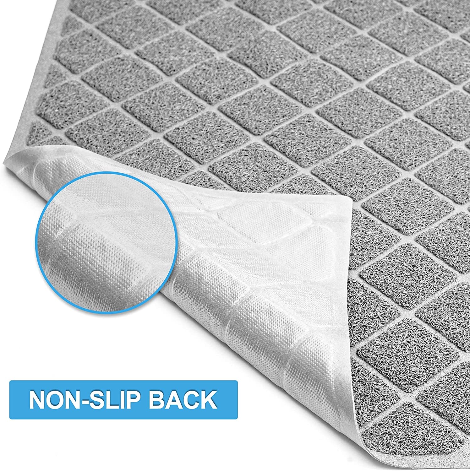 Niubya Large Cat Litter Mat | Waterproof, Non-Slip, Dual-Layer Trapping