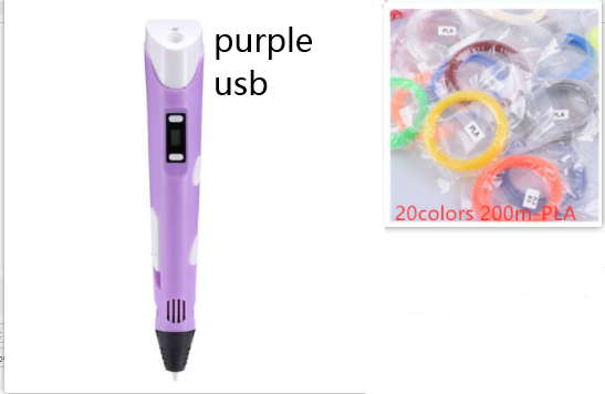 3D Printing Pen for Kids — 2nd Generation Graffiti Art Pen with PLA Filament