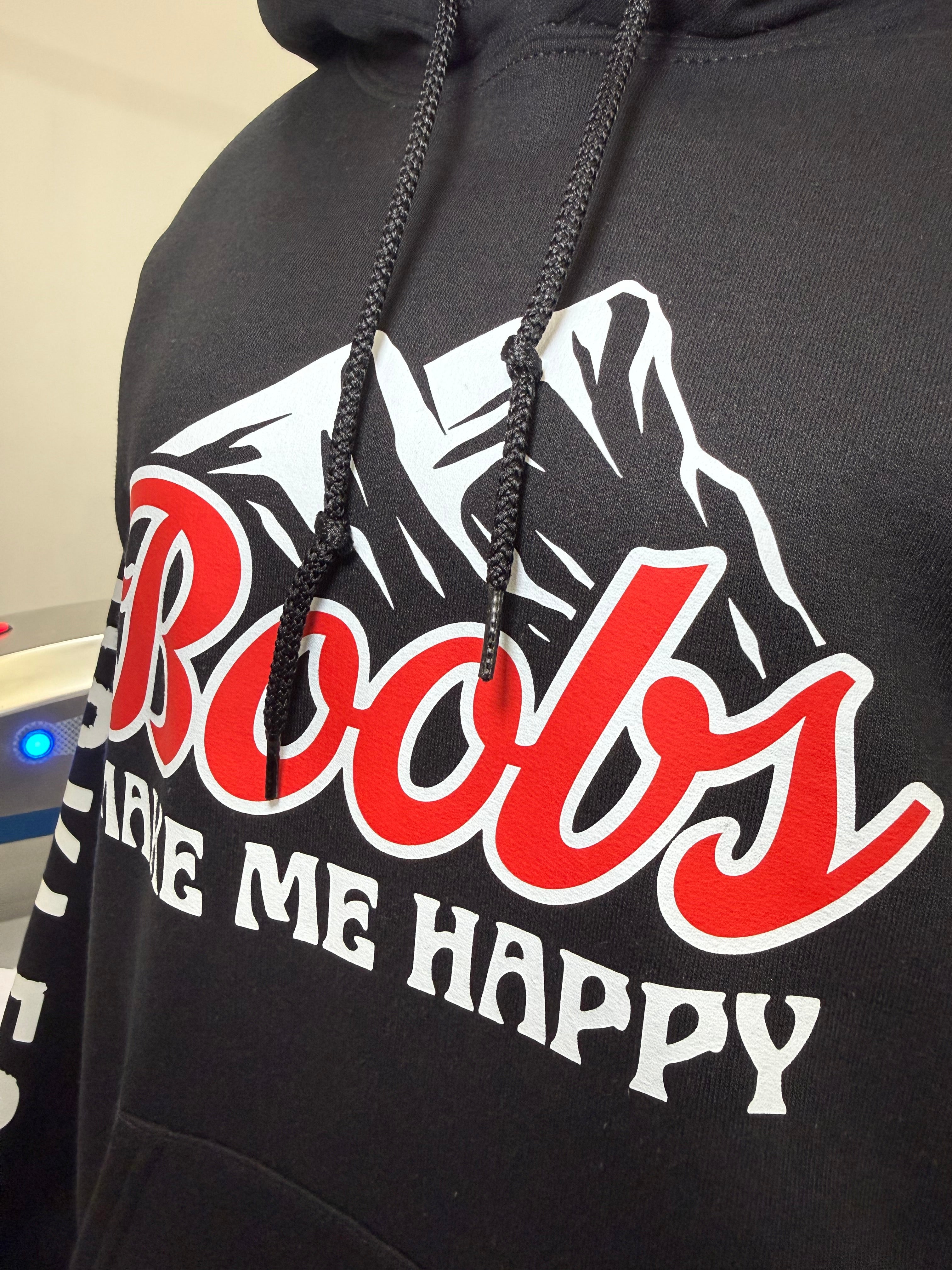 Luckless Outfitters Make Me Happy Hoodie | Heavyweight Fleece | Unisex | SM–5XL