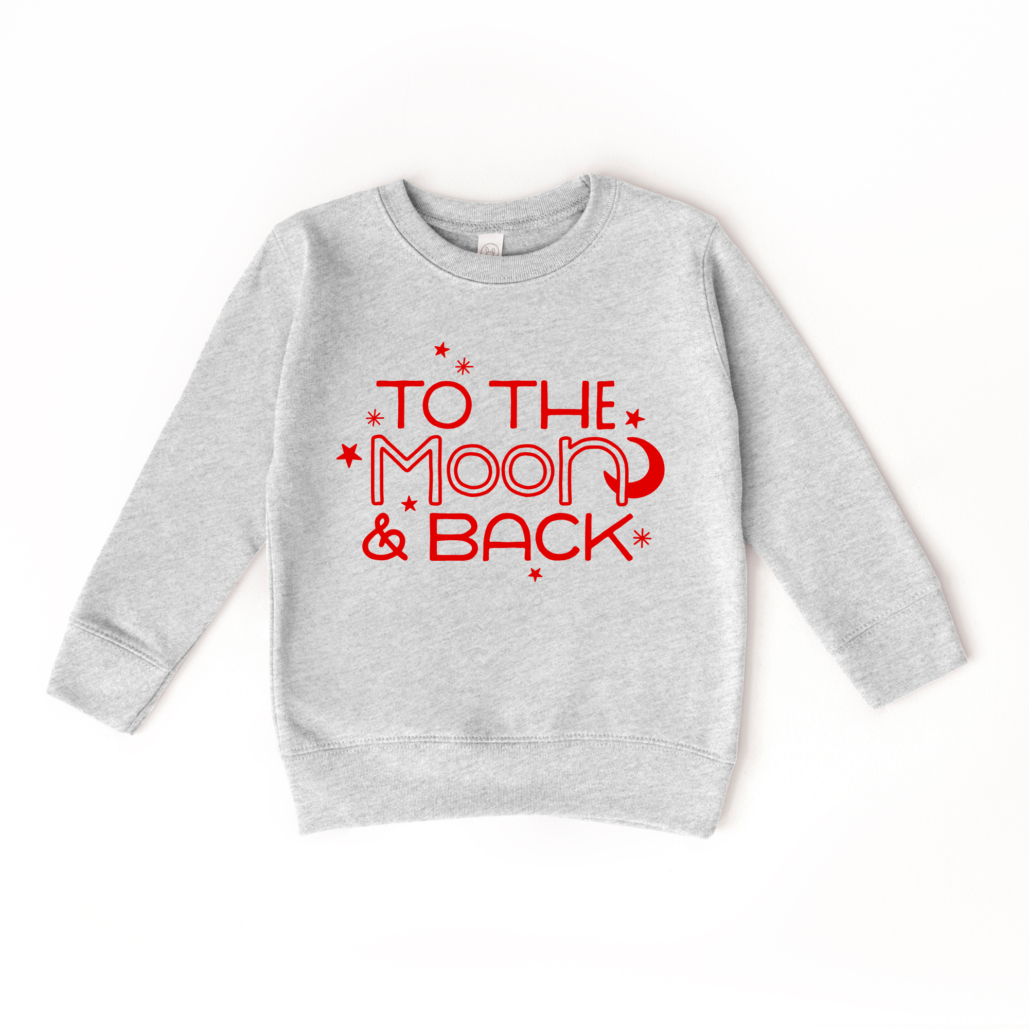 To the Moon and Back Kids Crewneck Sweatshirt – Toddler & Youth Pullover