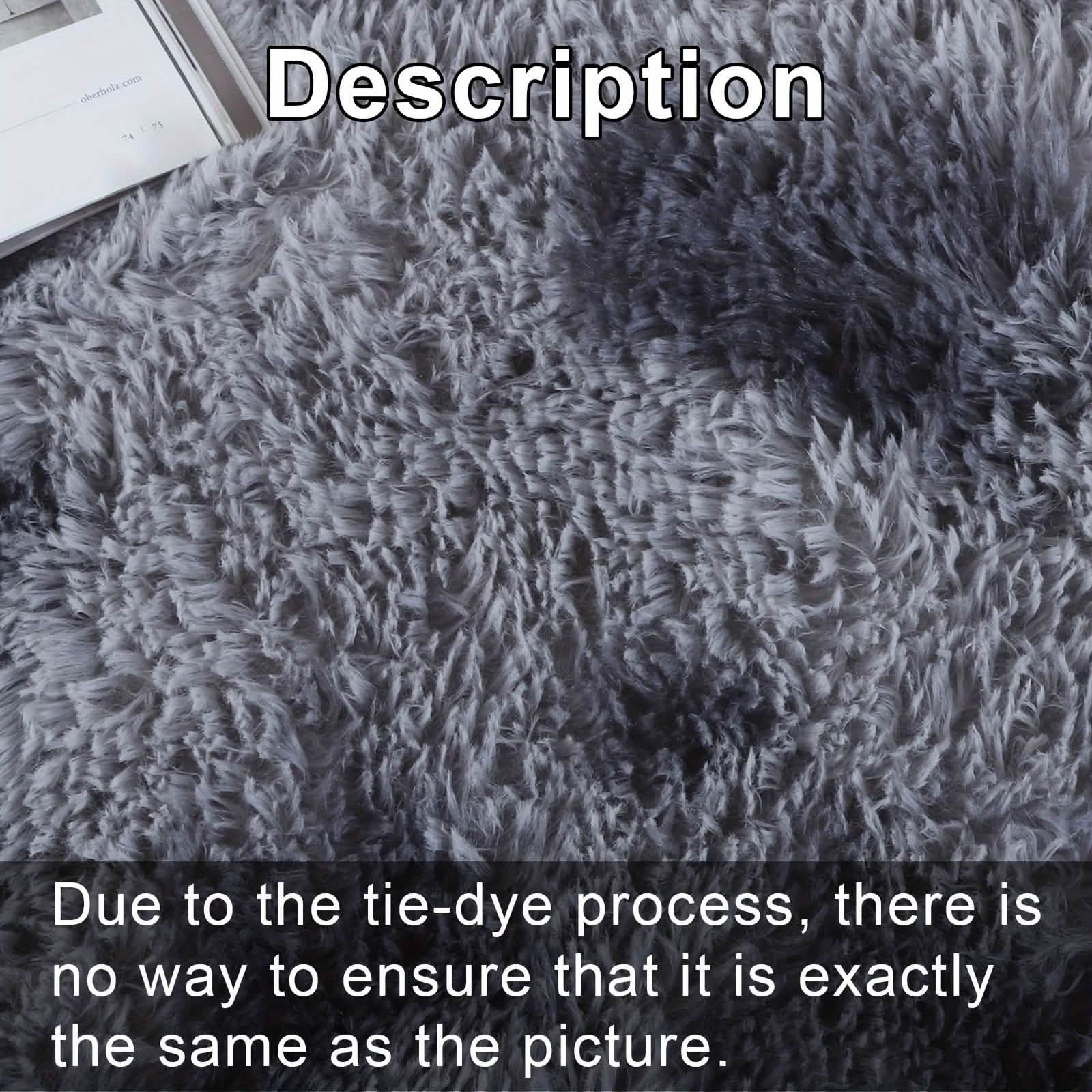 Light Gray Shaggy Area Rug | Memory Foam | Non-Slip | 4 Sizes: 3x5 to 8x10