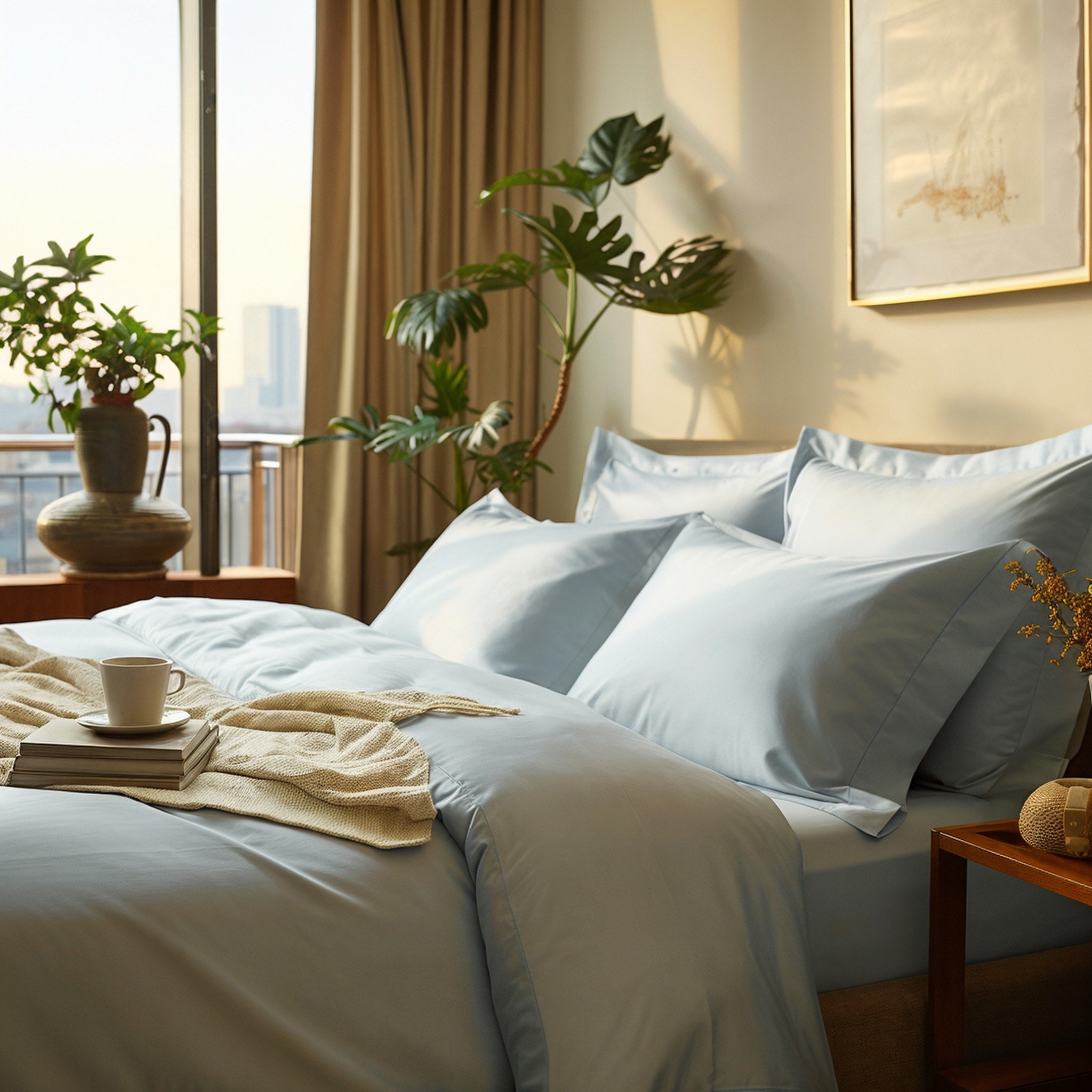 Australian Cotton Sateen Sheet Set | 400 Thread Count, Resort-Grade