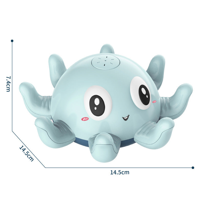 Light-Up Spray Octopus Bath Toy – Auto-Sensing Water Toy for Babies & Kids