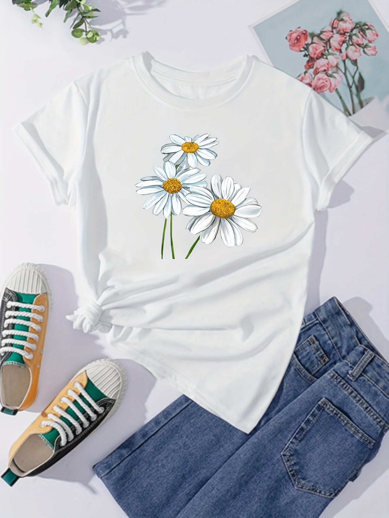 Cartoon Print T-Shirt | Relaxed Fit, 3 Colors | XS–4XL
