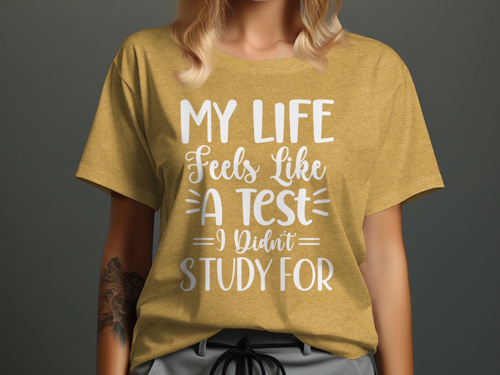 "Winging It" Funny Chaos Life Graphic T-Shirt