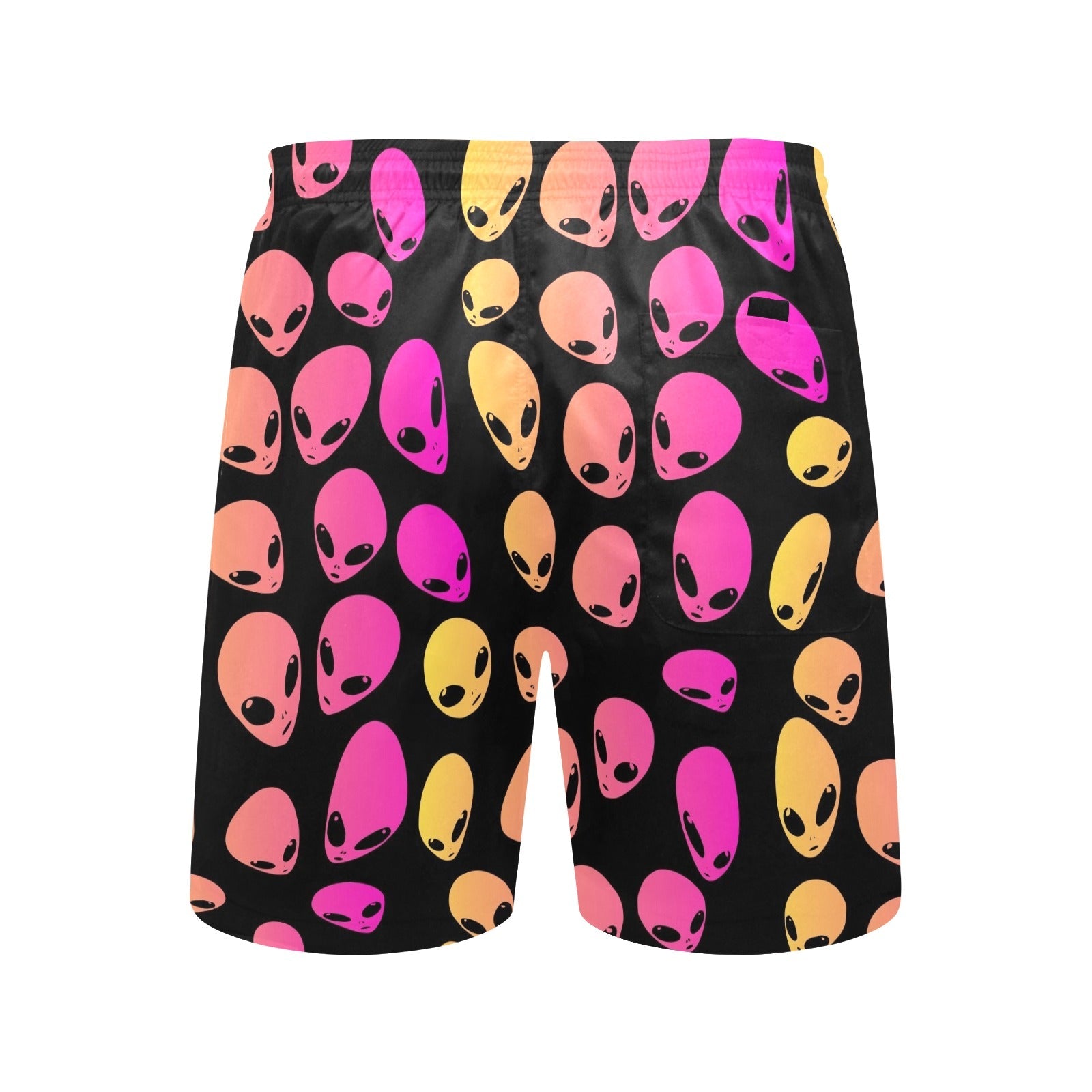 Men's Strawberry Lemonade Alien Ombré Swim Shorts – Bold Festival Beach Style