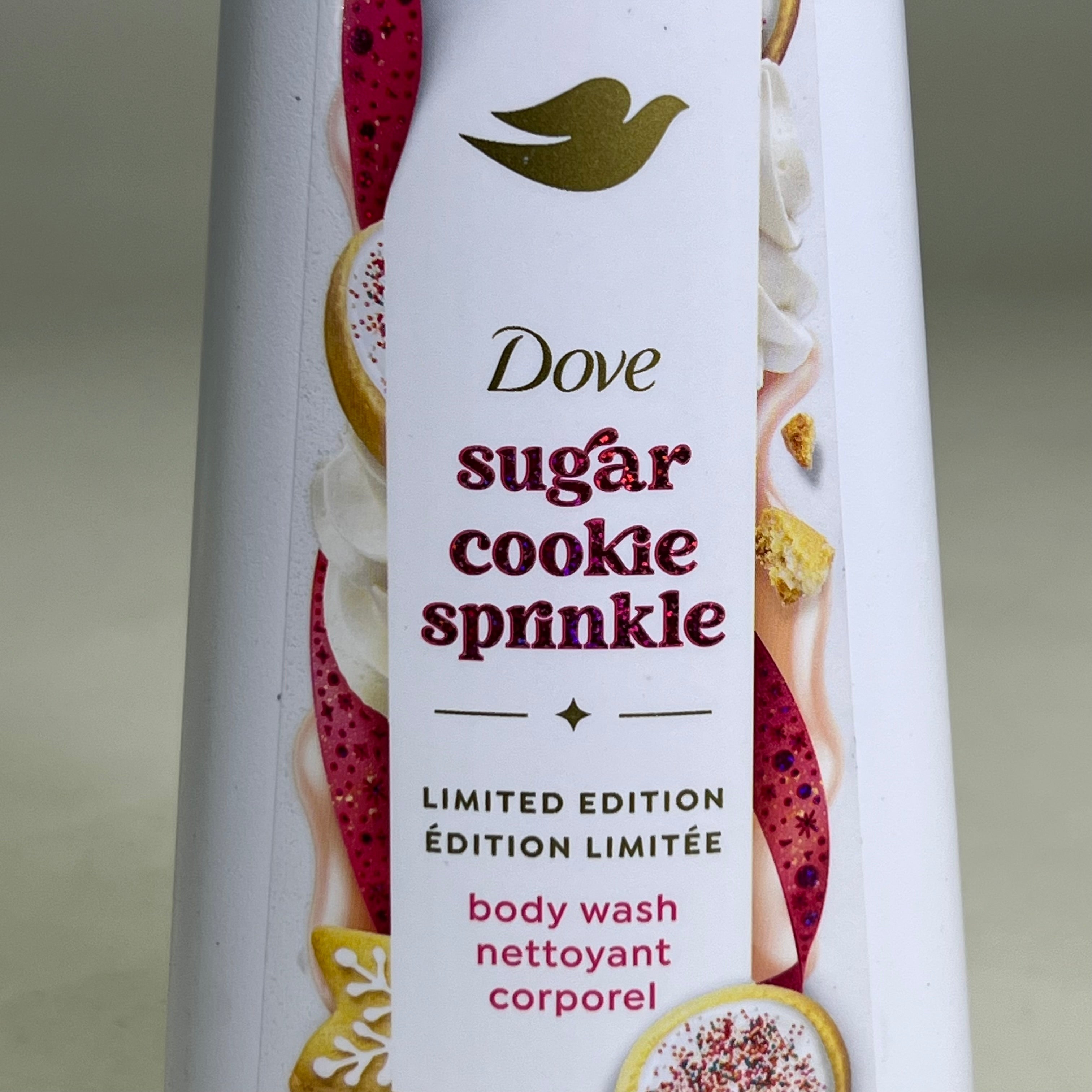 Dove Sugar Cookie Sprinkle Body Wash | Limited Edition 2-Pack | 20 fl oz Each