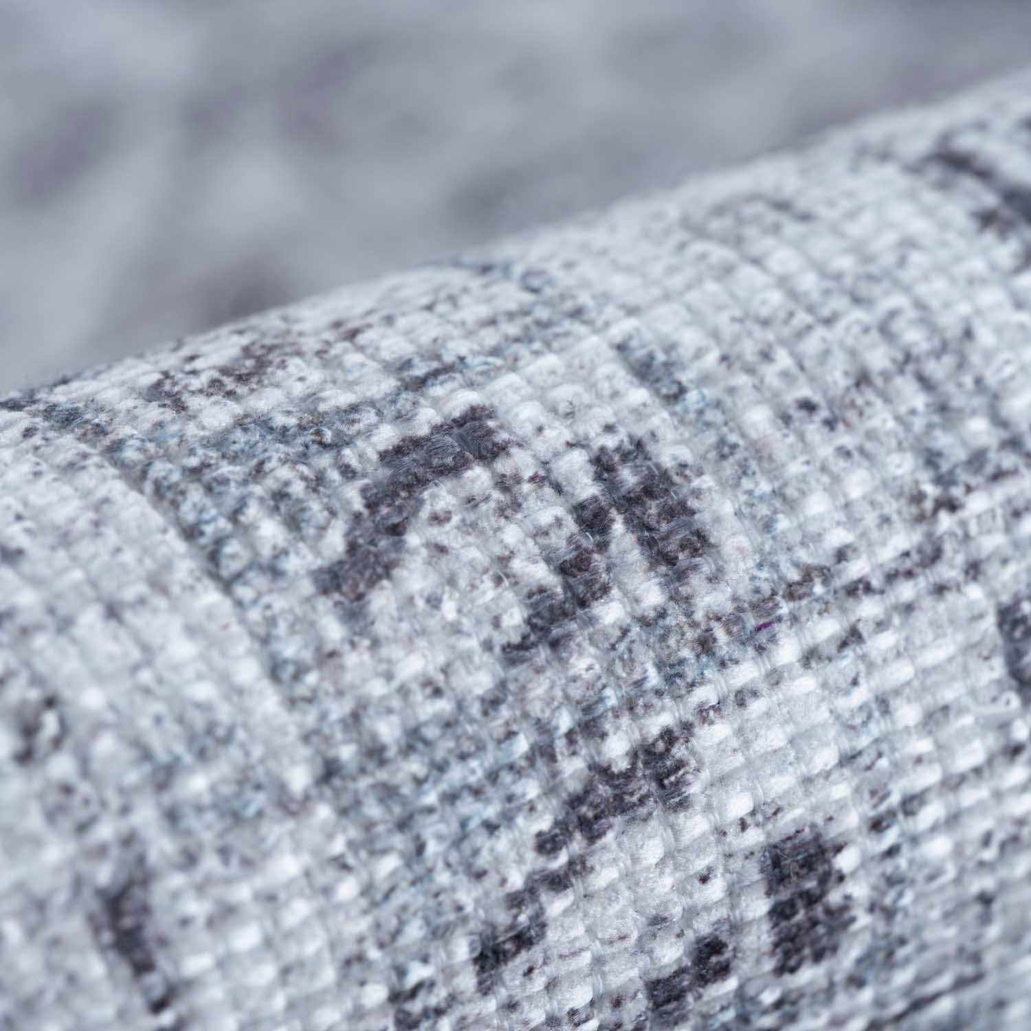 Barny Gray Denim Washable Rug – Clearance