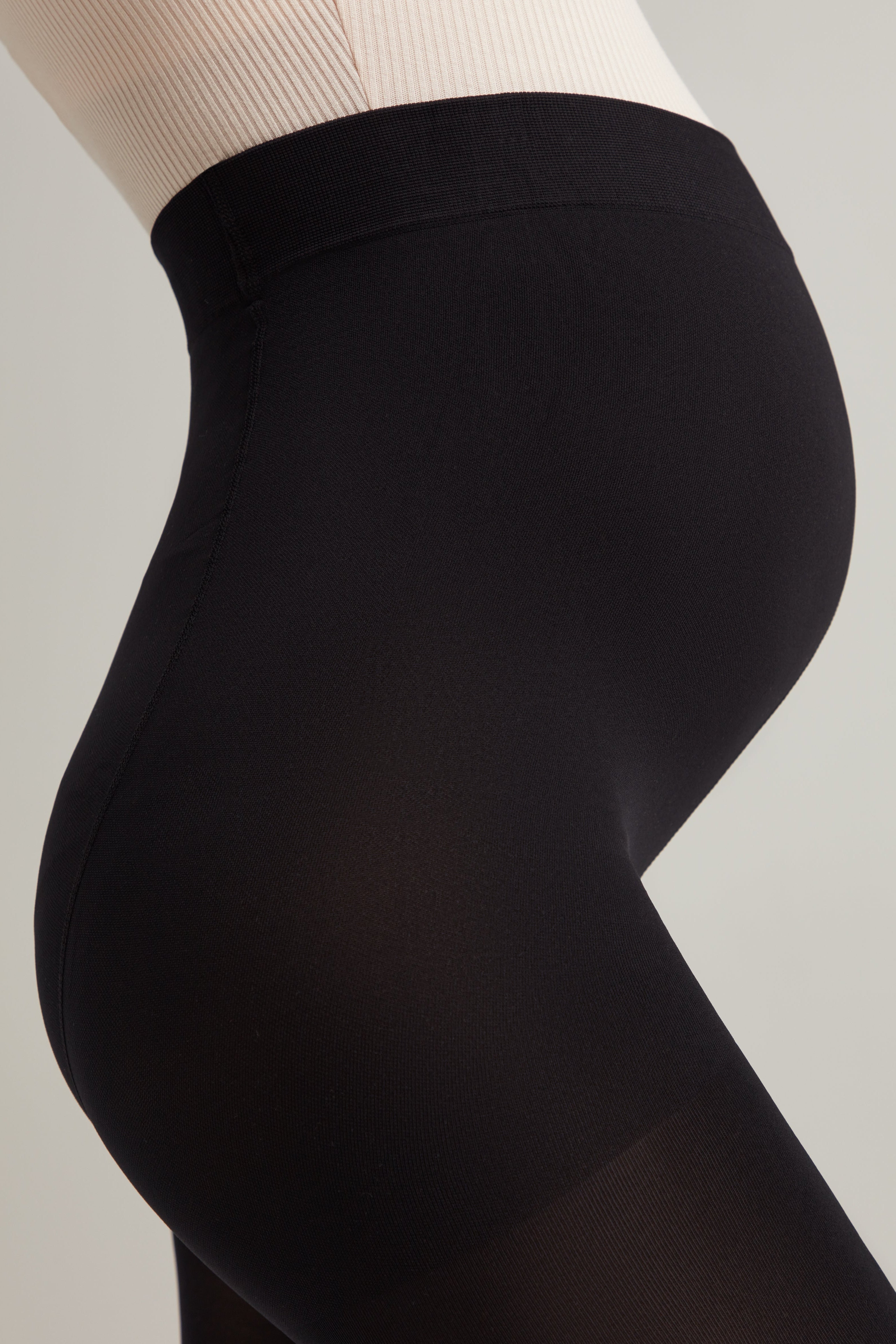AMORE Maternity Strumpfhose – 60 Den Matte Mikrofaser Umstandsstrumpfhose