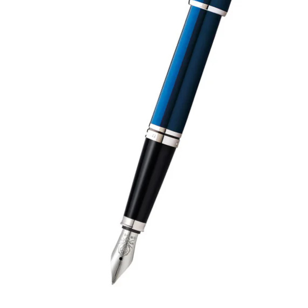 A.T. Cross Coventry Fountain Pen | Coventry Blue Lacquer | Fine Nib