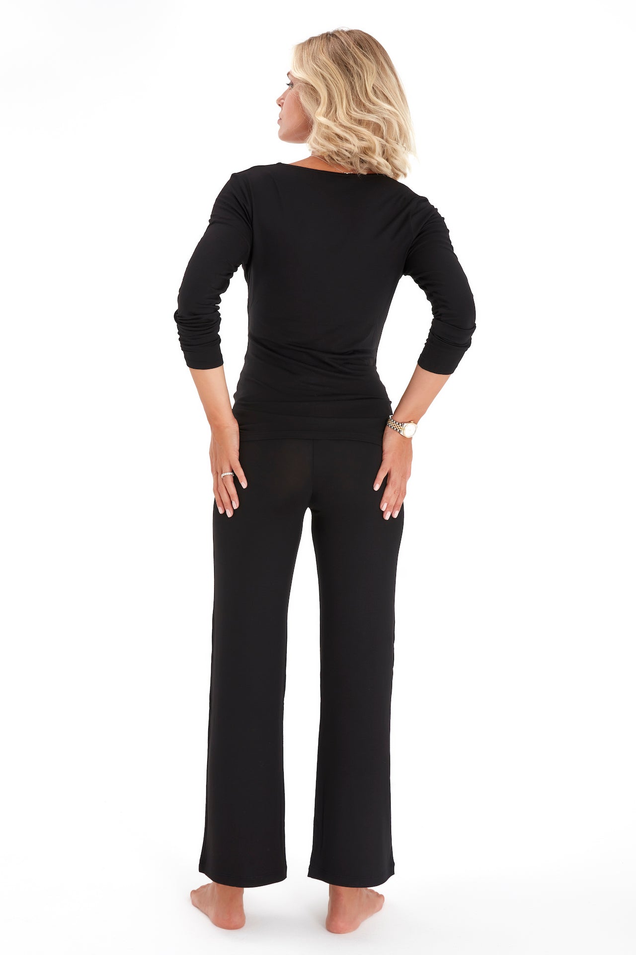 Maternity & Nursing Pajamas – Soft Stretchy Viscose PJ Set