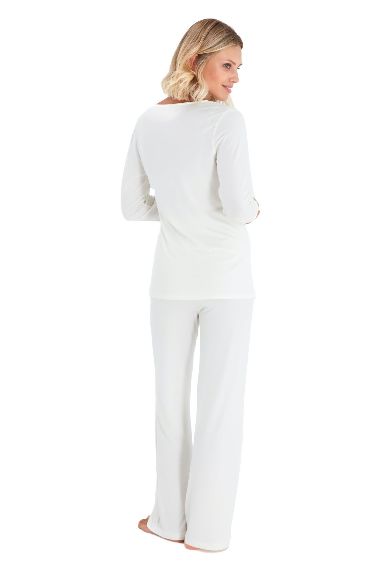 Maternity & Nursing Pajamas – Soft Stretchy Viscose PJ Set