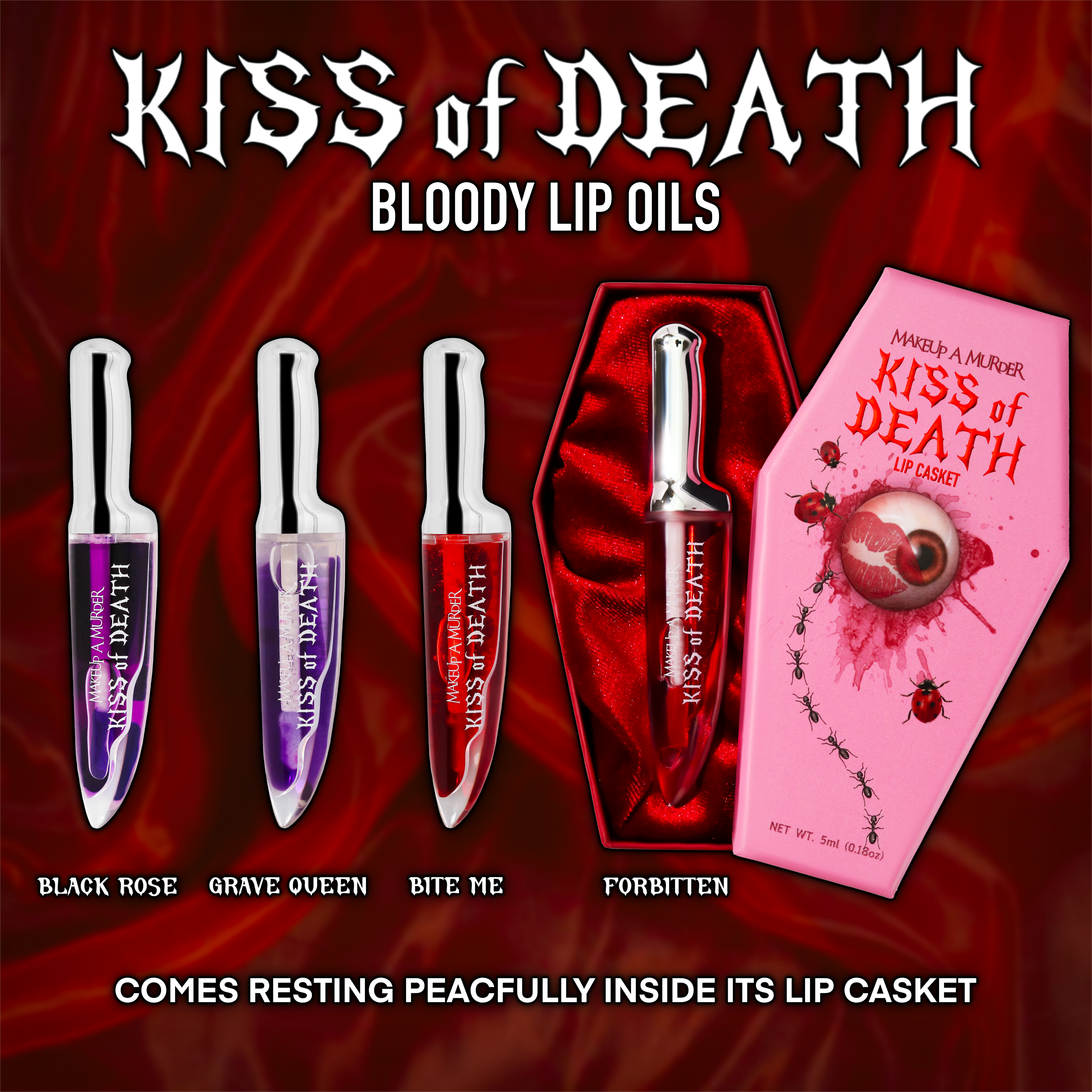 KISS OF DEATH Blutige Lippenöle