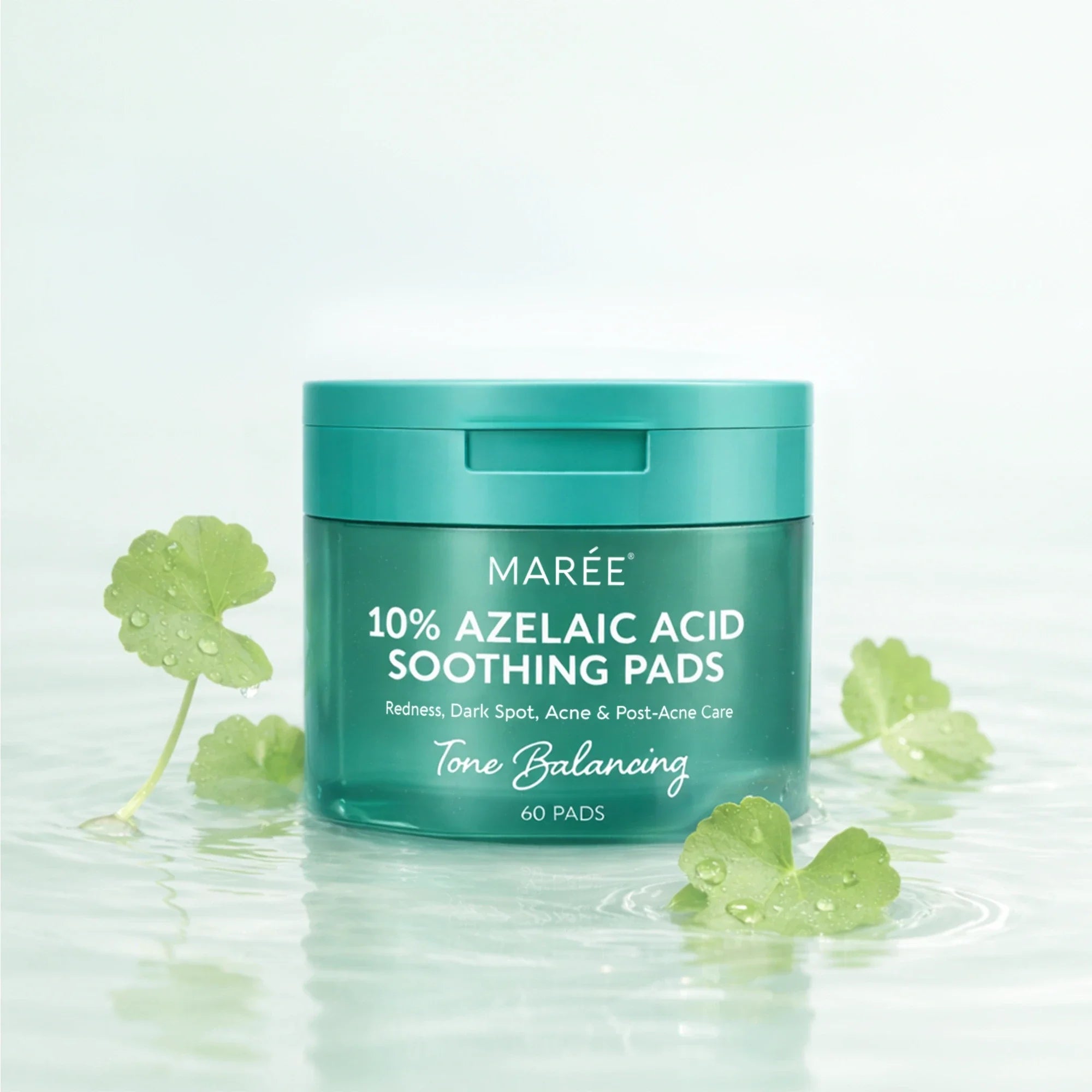 Marée® Azelaic Acid Pads – Brightening & Blemish-Reducing Toner Pads