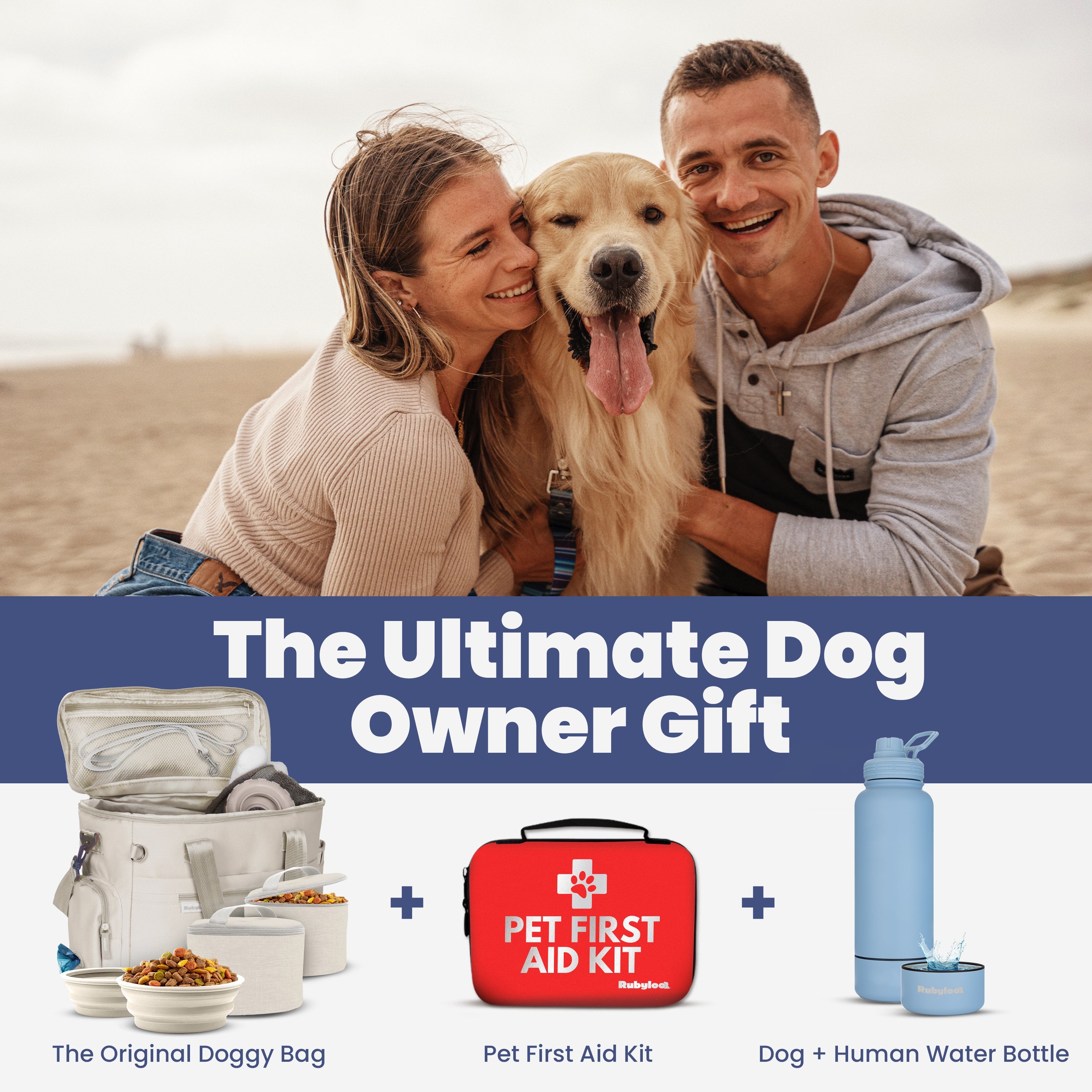 The Original Doggy Bag™ – Dog Travel Bag with Bowls, Food Containers & Poop Bag Dispenser