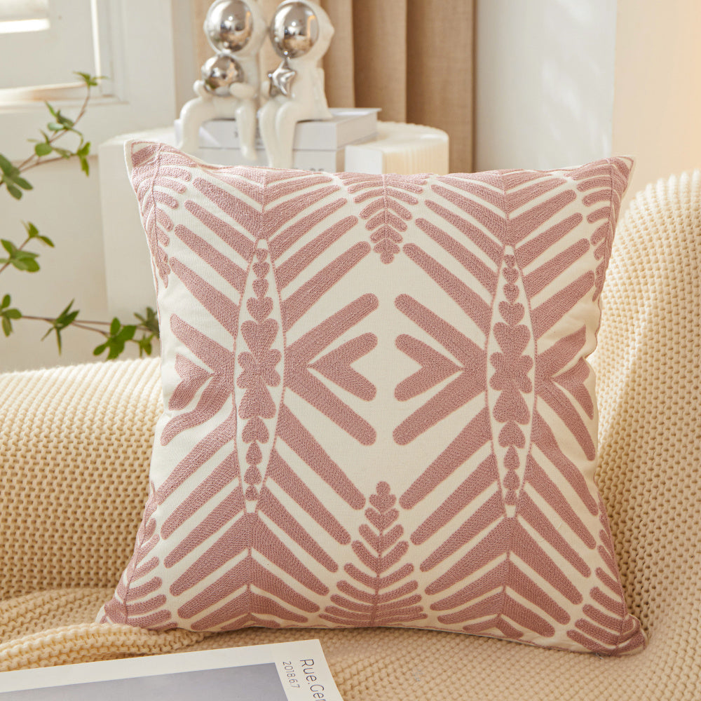 Botanical Print Throw Pillow with Insert – 18”x18” Decorative Accent Pillow