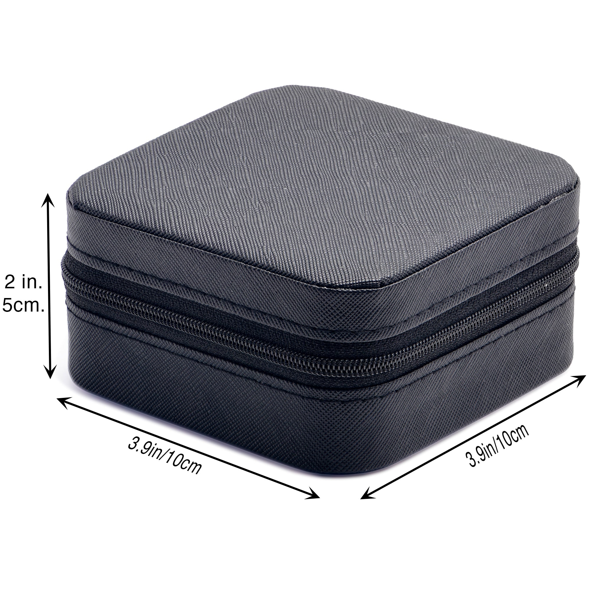 Body Candy Travel Jewelry Box Organizer | Velvet Interior, Secure Zipper