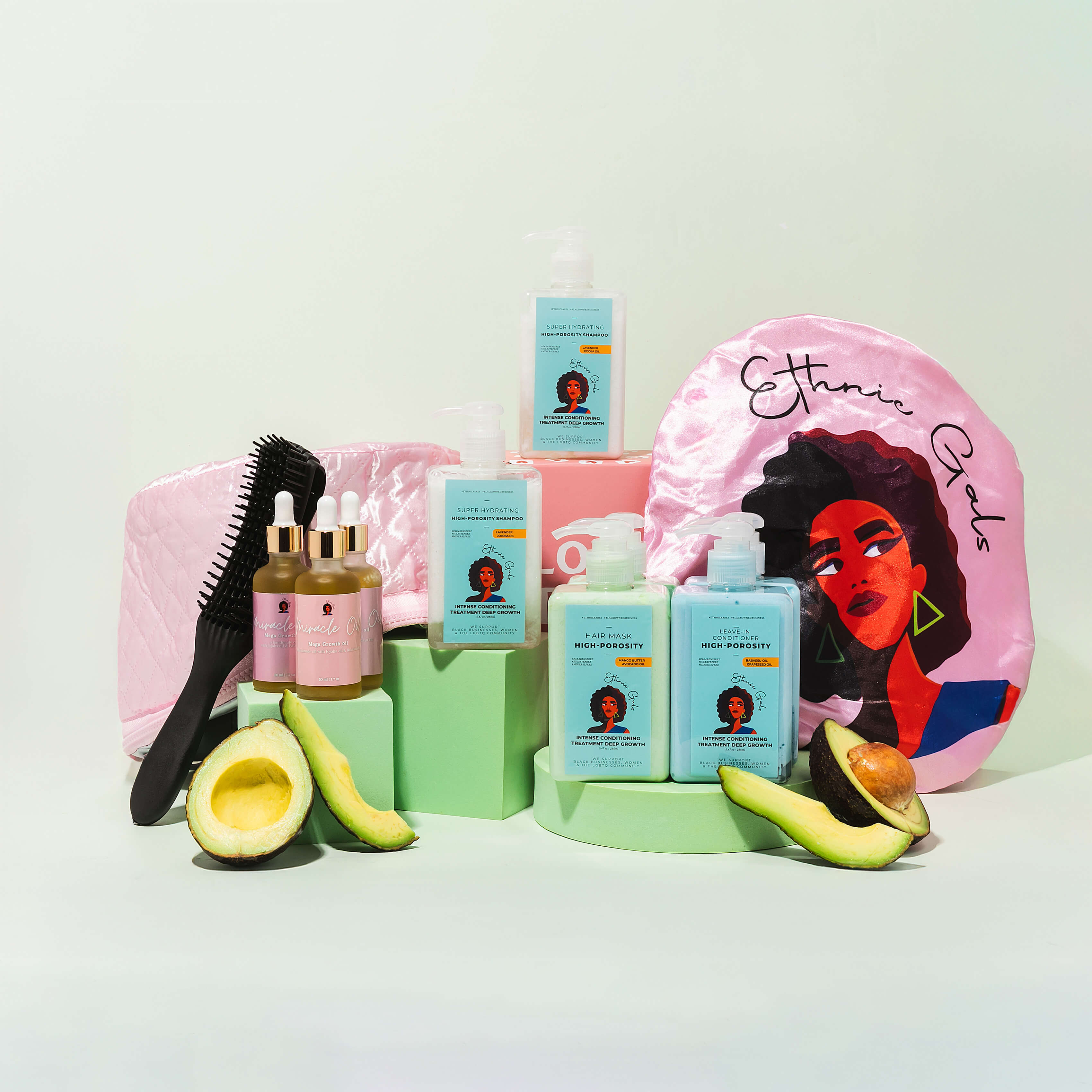 High Porosity Beauty Box Bundle | Complete Hair Care Kit — $293 Value
